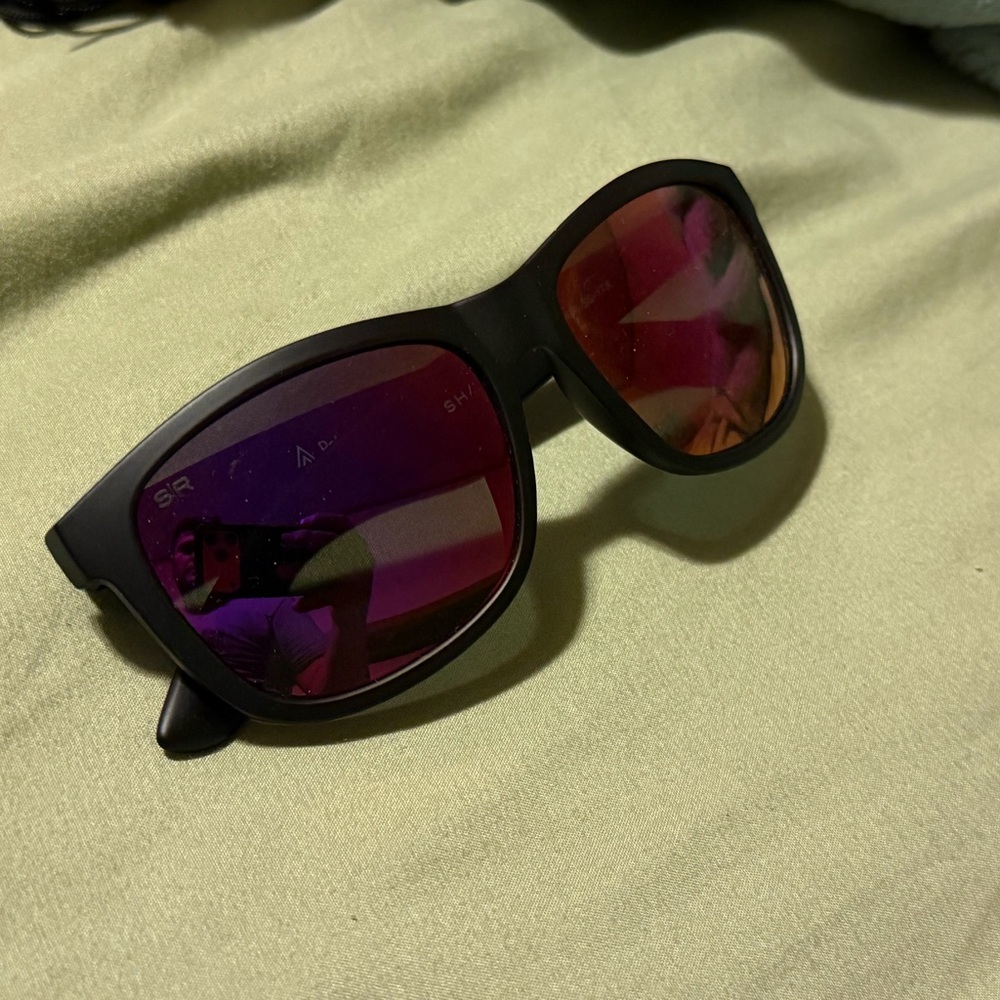 Shady Rays Black Frame with Purple Lens Sunglasses